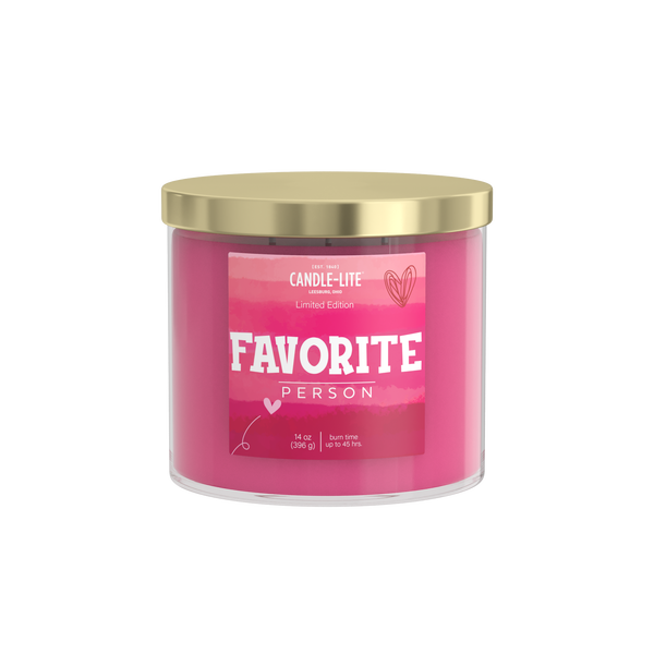 Favorite Person 3-wick 14oz Jar Candle Product Image 1