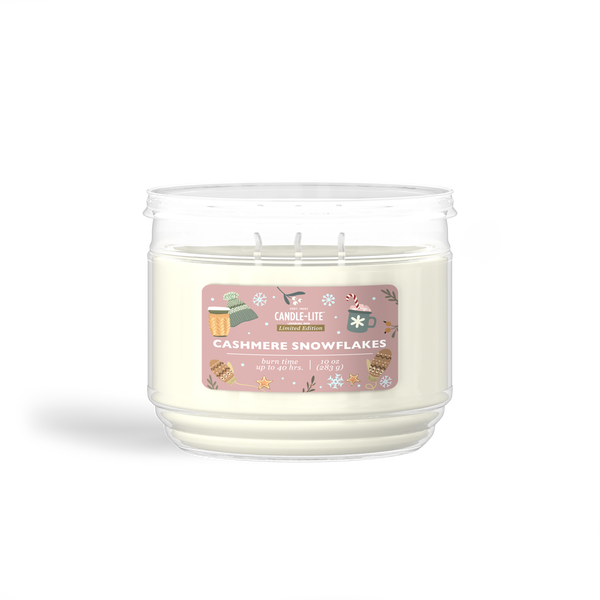 Cashmere Snowflakes 10oz Jar Candle Product Image 1