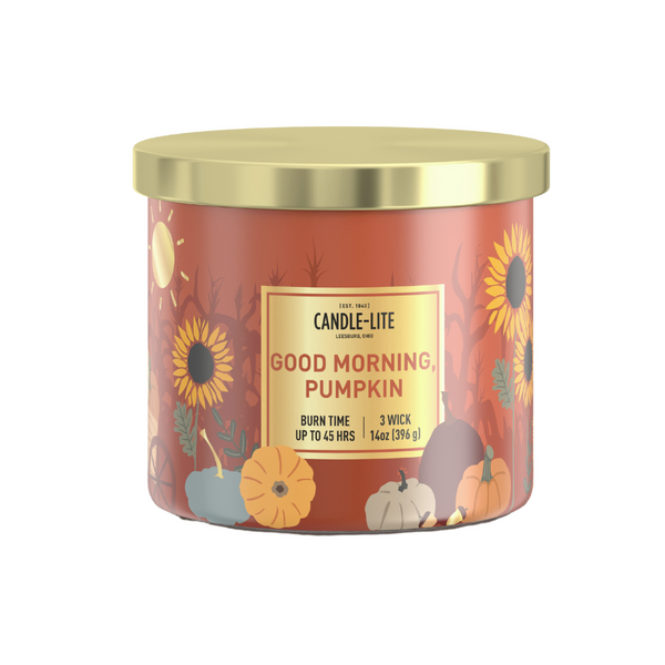 Good Morning, Pumpkin 3-wick 14oz Jar Candle Product Image 1