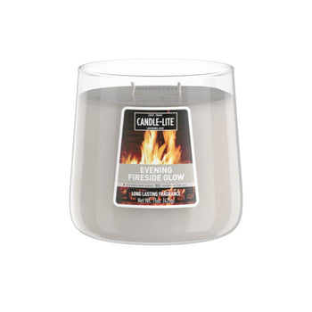 Evening Fireside Glow 15oz 2-wick Jar Candle