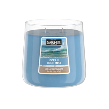 Ocean Blue Mist 15oz 2-wick Jar Candle