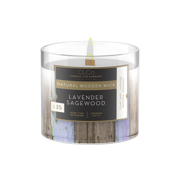 Lavender Woods Scented Jar Candle (14 oz) – Home Décor Collection