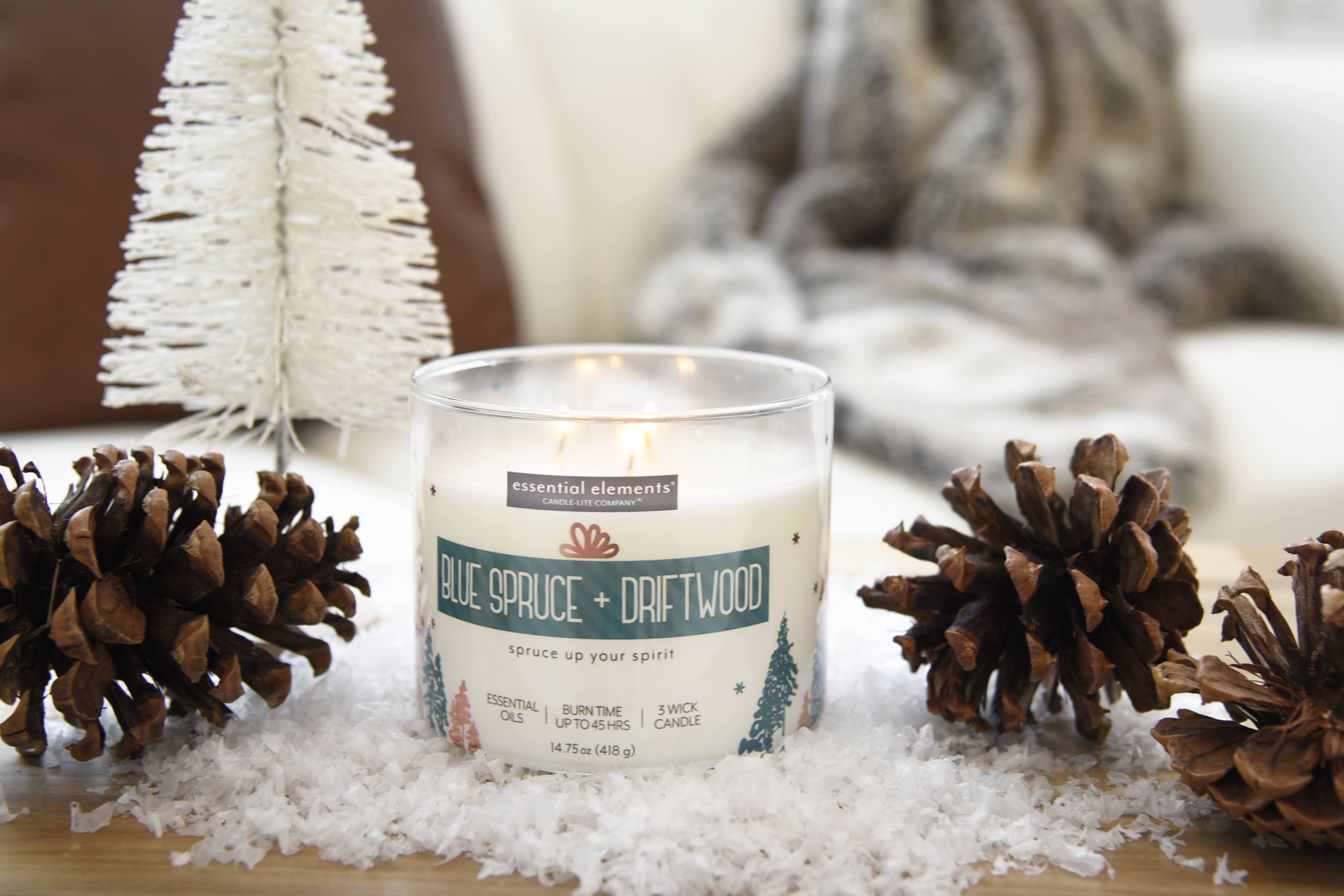 Morning Wood Christmas Holiday Candle - Funny Blue Spruce Pine