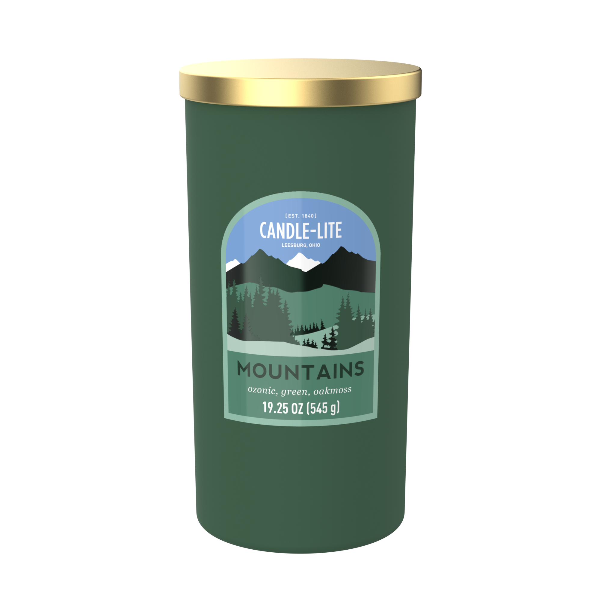 Candle-lite Company Mountains 19.25oz Jar Candle